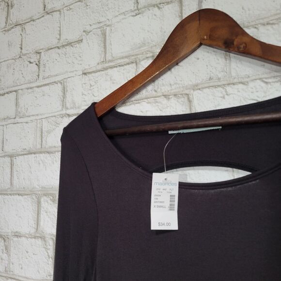 NWT Maurices long sleeve open back dress - Picture 5 of 12